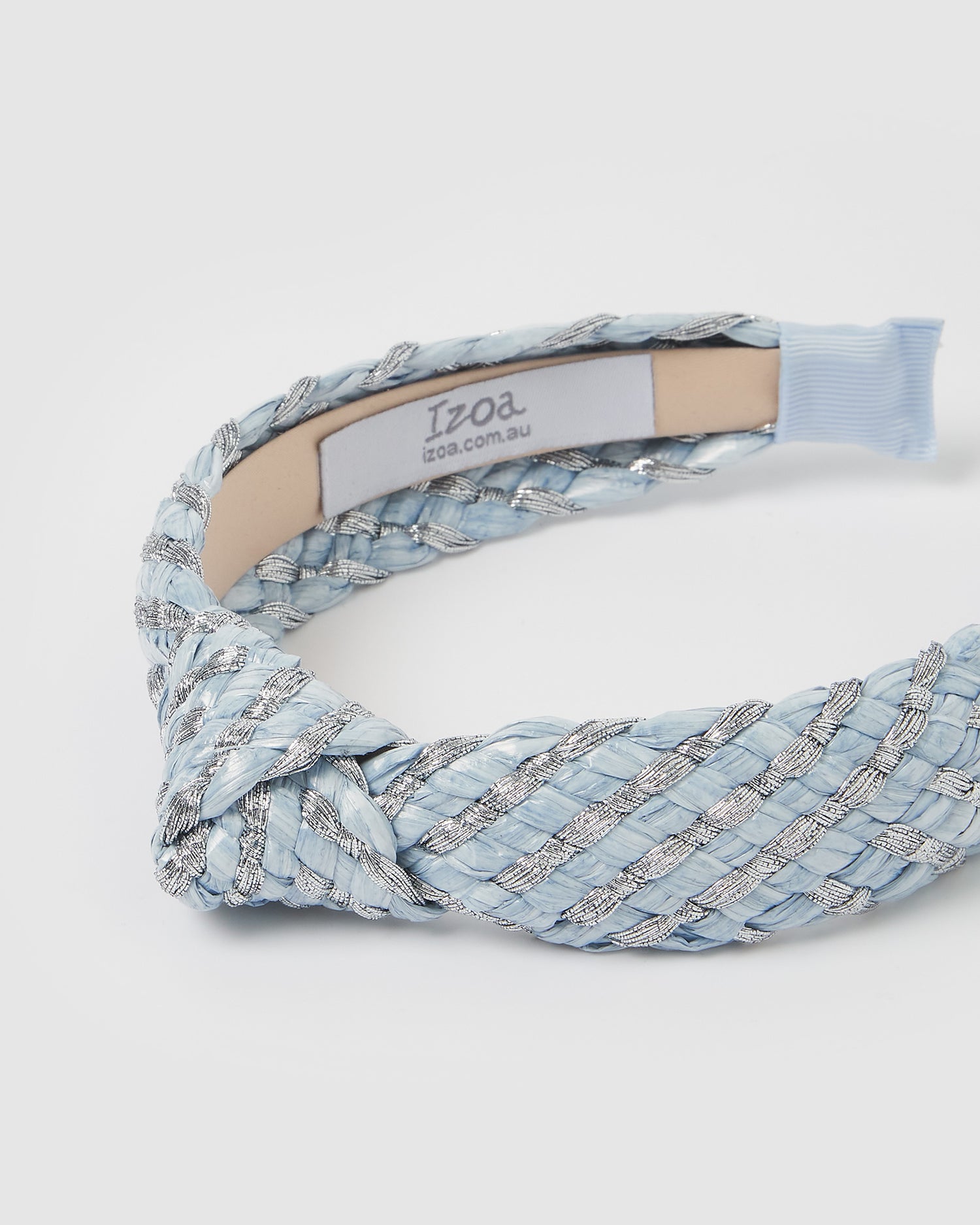 Izoa Erin Headband Blue Silver