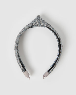 Izoa Erin Headband Grey Silver