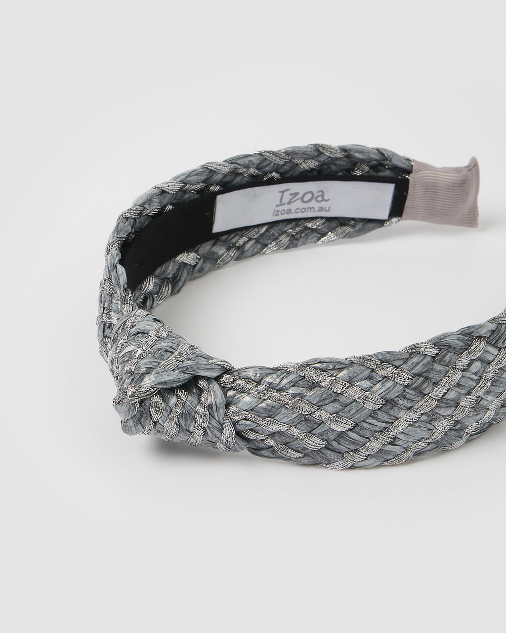 Izoa Erin Headband Grey Silver