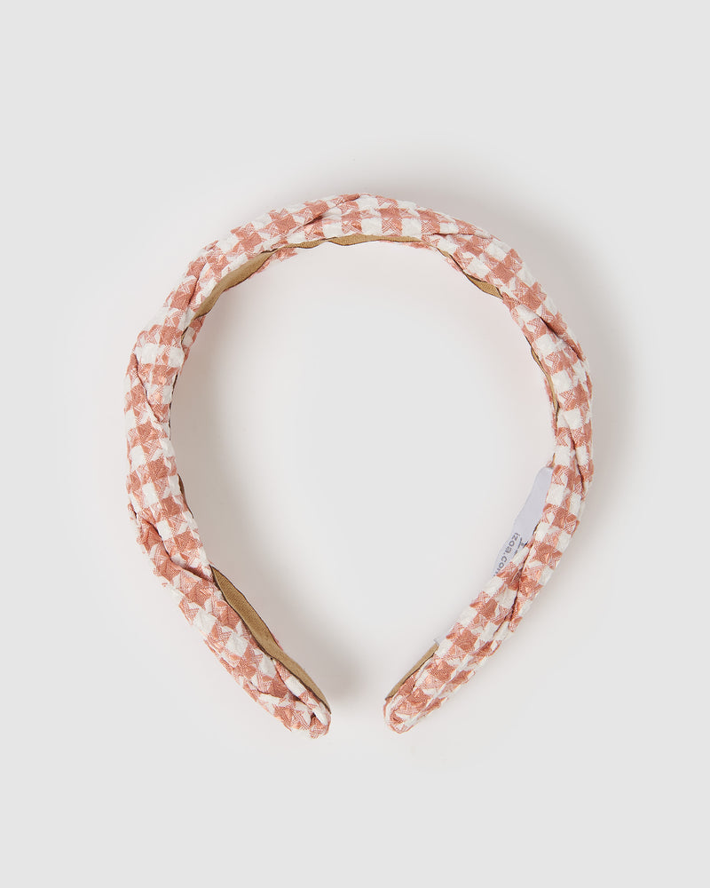 Izoa Florence Headband Pink