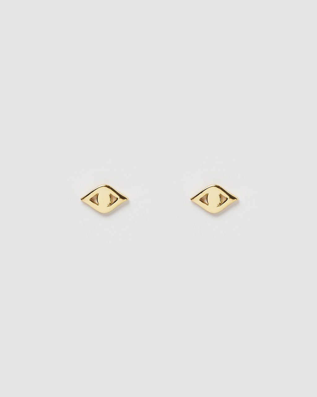 Izoa Horus Mini Stud Earrings Gold