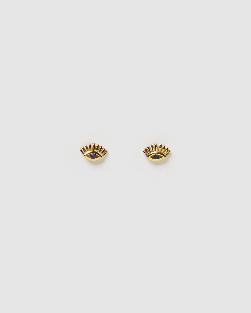 Izoa Ira Stud Earrings Gold