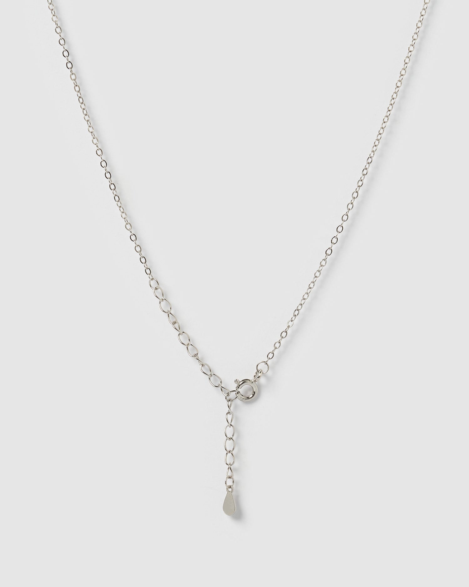 Izoa Jordan Evil Eye Necklace Sterling Silver Multi