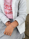 Izoa Kids Dainty Heart Bracelet Sterling Silver