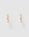 Izoa Medusa Hoop Earrings Gold