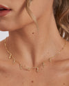 Izoa Mini Snake Choker Necklace Gold