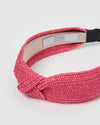 Izoa Sandy Headband Hot Pink
