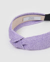 Izoa Sandy Headband Lilac