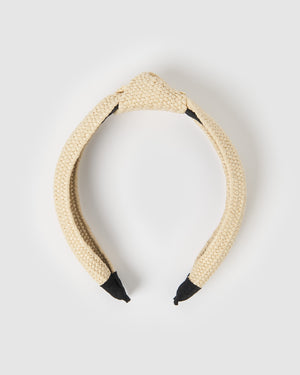 Izoa Sandy Headband Beige