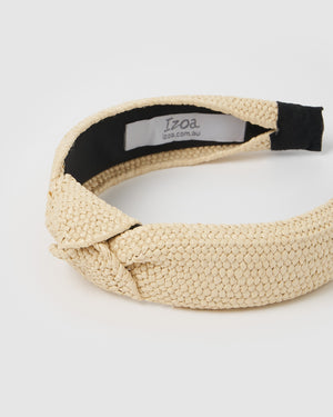 Izoa Sandy Headband Beige