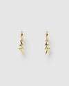 Izoa Stormi Huggie Earrings Gold