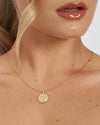 Izoa Superstition Pendant Necklace Gold