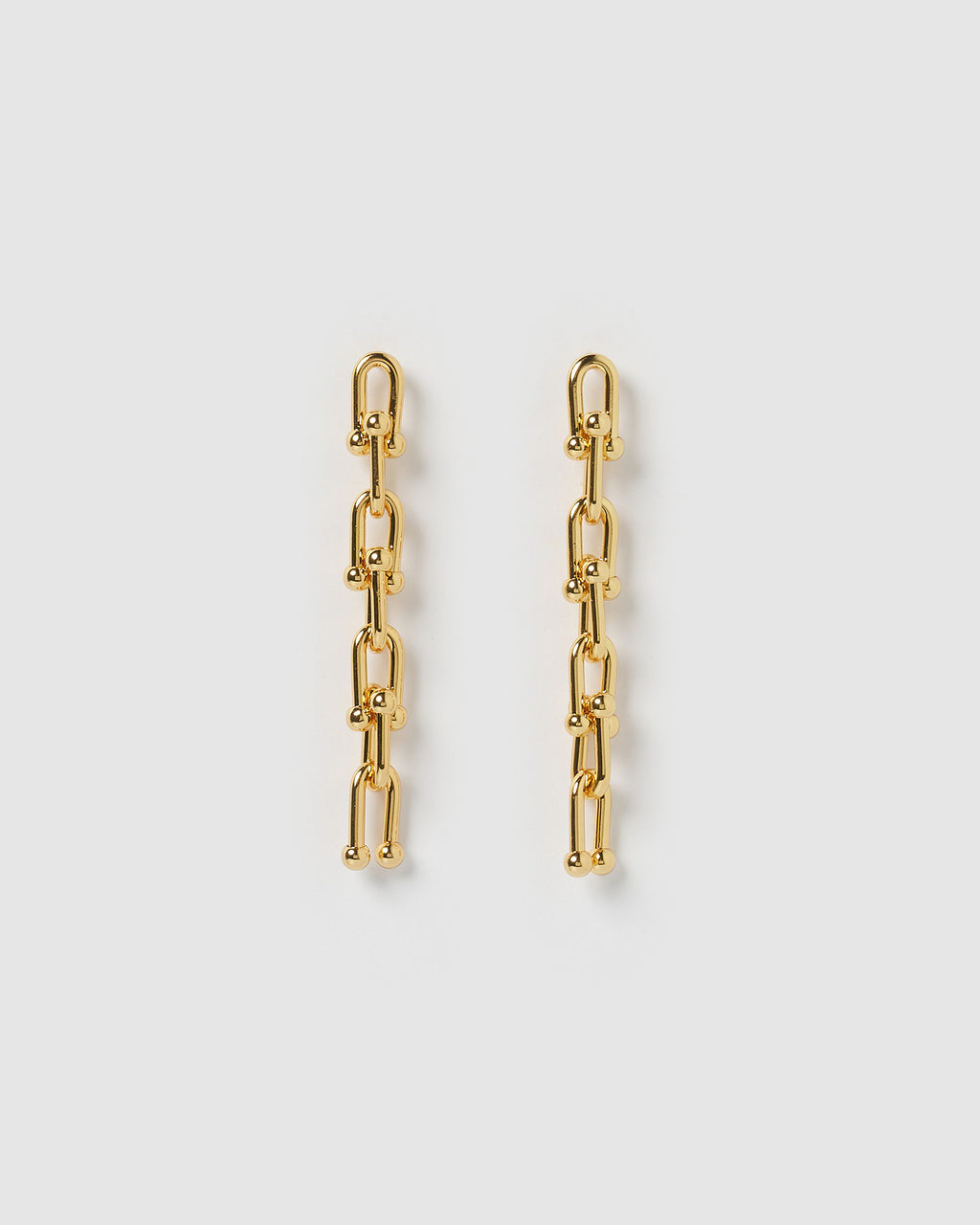 Izoa Vienna Drop Earrings Gold