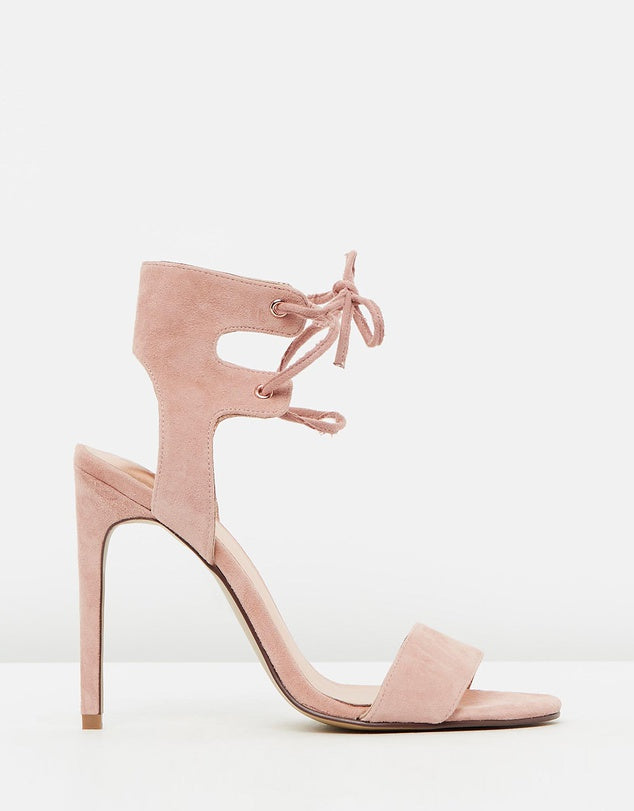 Izoa Jasmine Heels Blush Suede