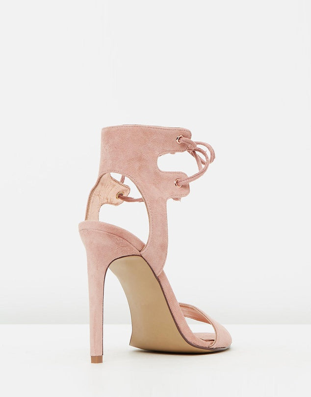 Izoa Jasmine Heels Blush Suede