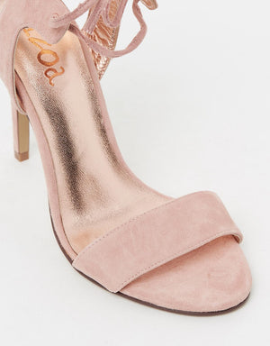 Izoa Jasmine Heels Blush Suede