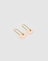 Izoa Joelle Safety Earrings Gold Pink