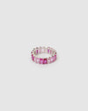 Izoa Jordy Ring Silver Pink