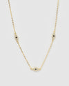 Izoa Jordana Eye Necklace Gold