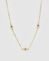 Izoa Jordana Eye Necklace Gold