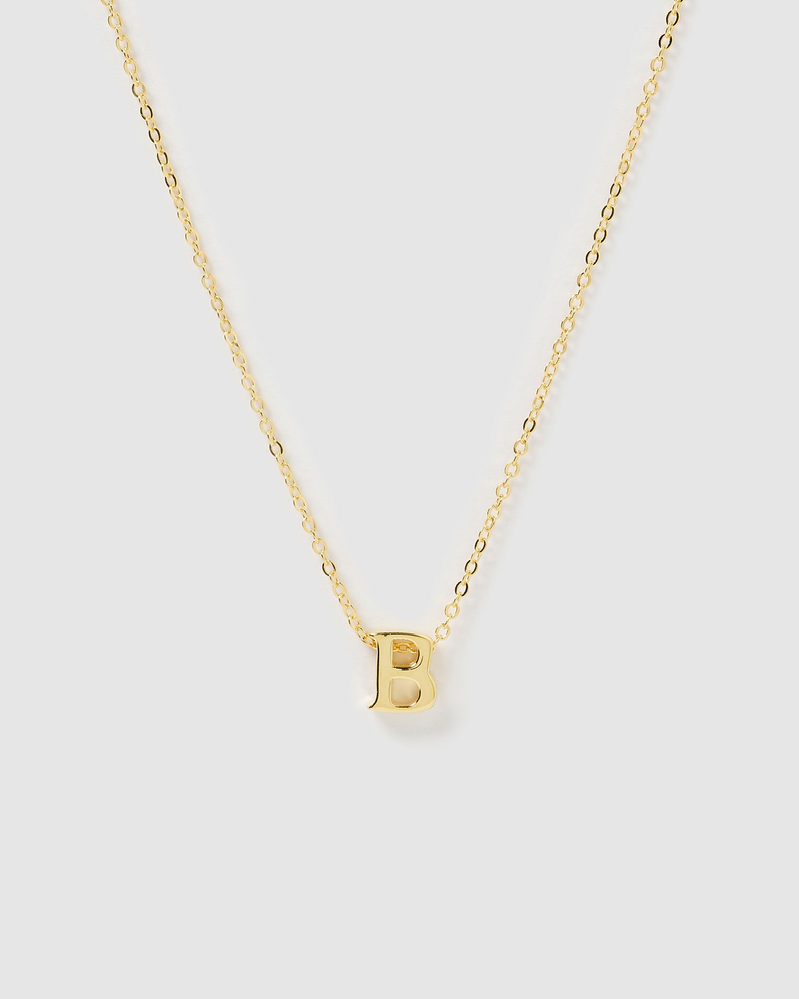 Gold Initial Necklace – Styled By Josh