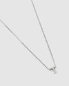 Izoa Kids Alphabet Letter T Necklace Sterling Silver