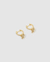 Izoa Kyden Huggie Earrings Gold