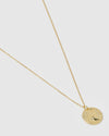 Izoa Star Sign Necklace Leo Gold