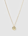 Izoa Leah Eye Necklace Gold