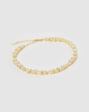 Izoa Megan Anklet Gold