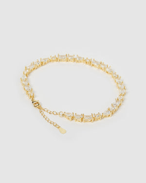 Izoa Megan Anklet Gold