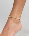 Izoa Megan Anklet Gold