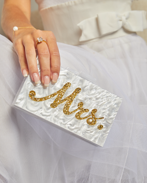 Izoa Mrs Clutch Pearl Gold