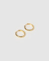 Izoa Midnight Medium Hoop Earrings