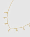 Izoa Mini Snake Choker Necklace Gold
