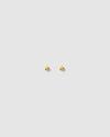Izoa Mira Stud Earrings Gold