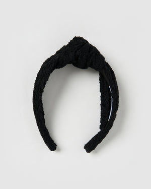 Izoa Missy Headband Solid Black
