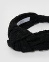 Izoa Missy Headband Solid Black