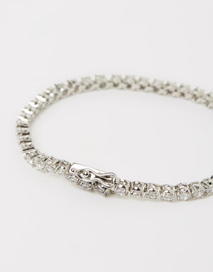 Izoa Novella Tennis Bracelet Silver