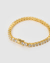 Izoa Novella Tennis Bracelet Gold