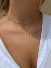 Izoa Number 1 Necklace Gold