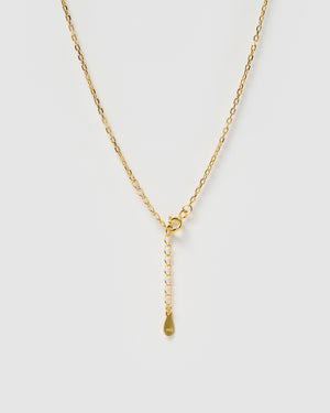 Izoa Octavius Pendant Necklace Gold