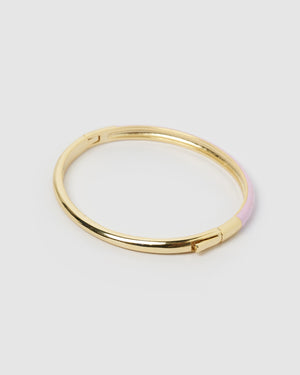 Izoa Pacifico Cuff Gold Purple