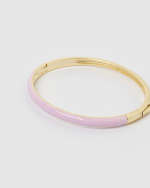 Izoa Pacifico Cuff Gold Purple