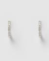 Izoa Remi Huggie Earrings Sterling Silver