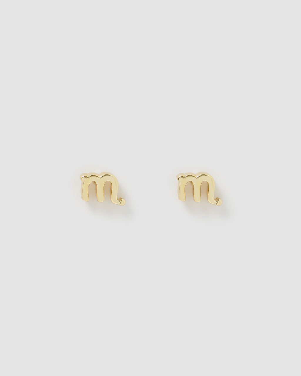 Izoa Scorpio Star Sign Symbol Stud Gold