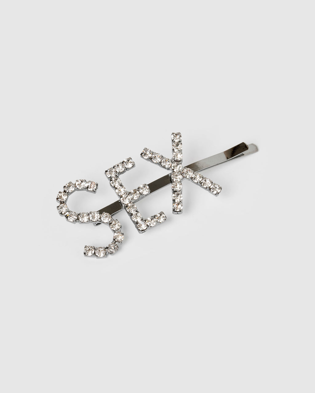 Izoa Sex Hair Pin Gunmetal Clear