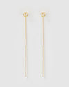 Izoa Sienna Thread Earrings Gold