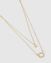 Izoa Sunrays Necklace Gold