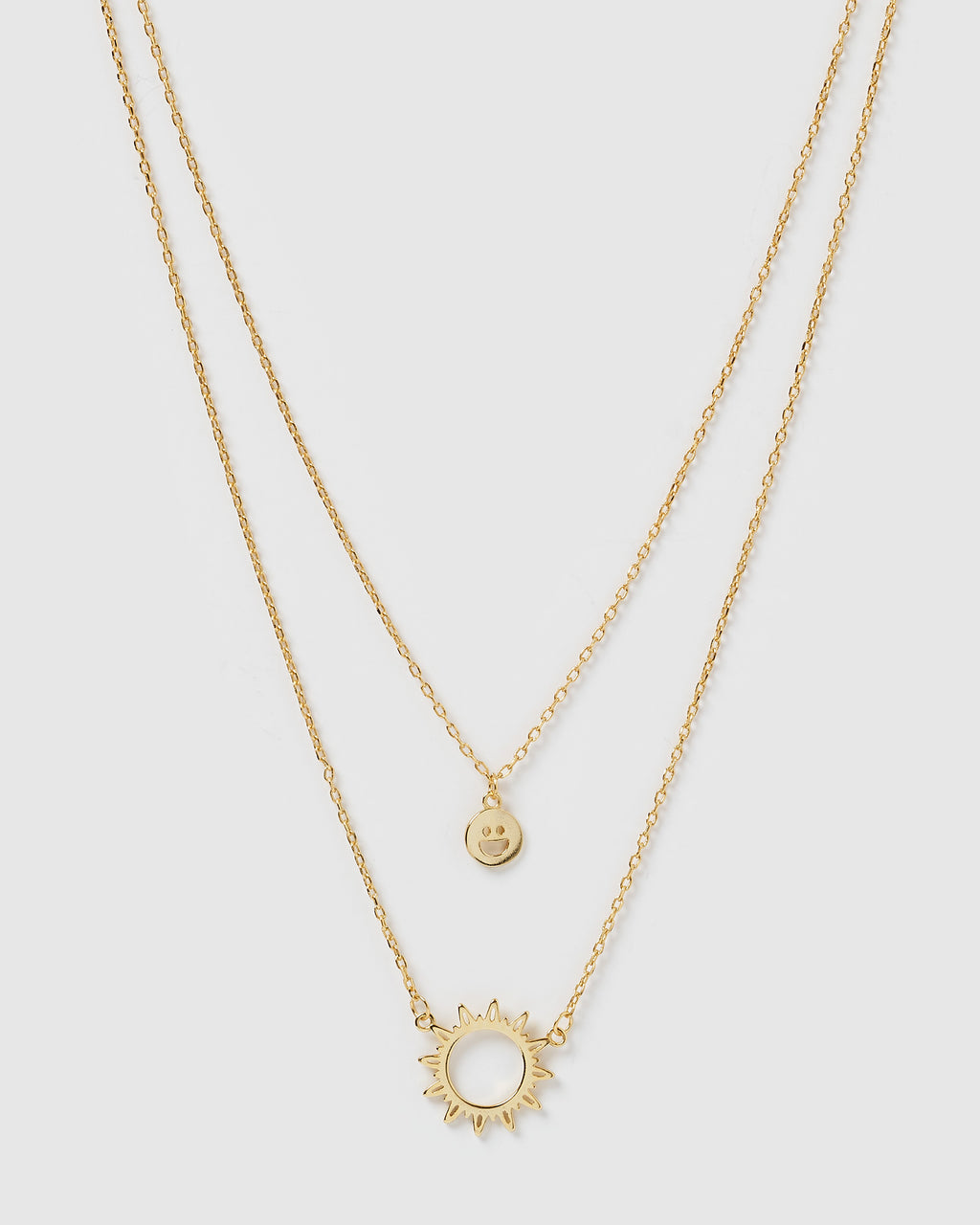 Izoa Sunrays Necklace Gold